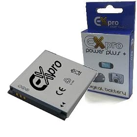 Ex-Pro� Samsung SLB-07A SLB07A High Power Plus+ 2 Year Warranty Replacement Lithium Li-on Digital Camera Battery for Samsung Digimax PL150, PL151, PL171, ST45, ST50, ST500, ST510, T550, ST560, ST600, TL90, TL100, TL205, TL210, TL220, TL225, TL500
