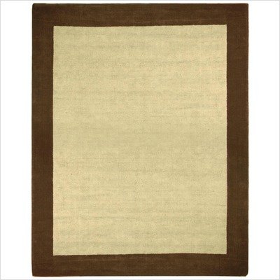 St. Croix Trading CLT Jute Wool Border Area Rug, Natural