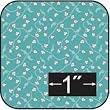 French Springtime Rasberry Cotton Fabric -for Dollhouse Miniatures