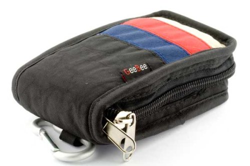 Gee-Bee Urban Styled camera case cover in size: S / colour: Black / Compatible with (Nikon Coolpix L10 / L11 / L12 / L14 / L2 / L3 / L6 / S200 / S210 / S500 / S50c / S51 / S510 / S51c / S52 / S520 / S550 / S560 / S6 / S60 / S600 / S610 / S7 / S700 / S9 / S710 / S620 / S230 / S220 / S640 / S570 / S70)