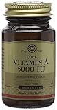 Solgar 5000 IU Dry Vitamin A Tablets - Pack of 100