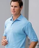Men's Stain Release Short Sleeve Shirt with Collar Polo Style Golf Shirt