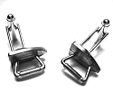 Monopoly Iron Game Piece Token Cufflinks w/Gift Box