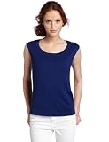 Jones New York Womens Petite Scoop Neck Shell Sweater