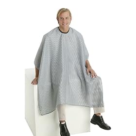 Diane Salon Elements Barber Cape * Black & White Pattern