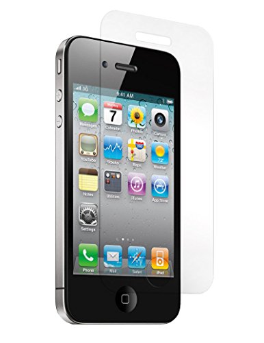 niceeshop(TM) 0.4mm Ultimate Premium Tempered Glass Front Screen Protector Firm for iPhone 4S iPhone 4