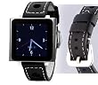Wrist Jockey Explorer - Black Leather (iPod nano watch band)