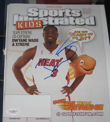 DWYANE WADE Miami Heat SIGNED Sports Illustrated For Kids SI JSA Nov 2009 - Autographed NBA Magazines