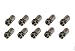 10 x F Plug Connectors Screw ON for Satellite TV Sky NTL Cable