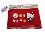 Hello Kitty Pencil Pouch - Sanrio Hello Kitty Cosmetic Bag