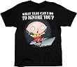 Family Guy Stewie Ignore You Black T-shirt Tee