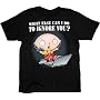 Family Guy Stewie Ignore You Black T-shirt Tee