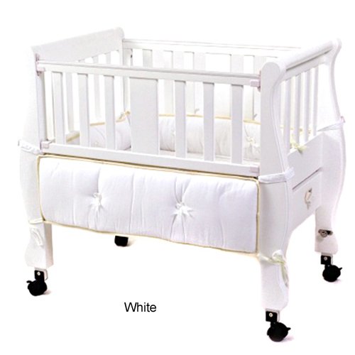 Arms Reach Concepts Inc. CoSleeper Sleigh Bed White Baby Shop