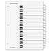 Cardinal by TOPS Products OneStep Index System, 12-Tab, Monthly, White, 1 Set (60313)