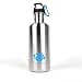 Stainless Steel Water Bottle Canteen 40oz. - Single Pack - Stainless Finish