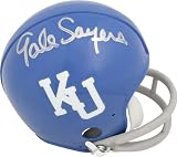Gale Sayers Kansas Jayhawks Autographed Throwback Riddell Mini Helmet