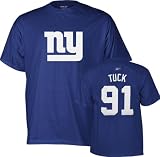 Justin Tuck New York Giants Name and Number T-Shirt