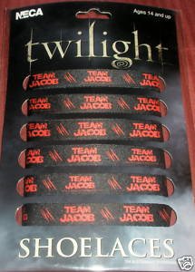 Twilight Team Jacob Shoelaces