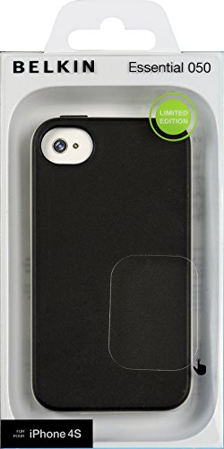 Belkin Essential 050 iPhone 4 Case, Compatible with iPhone 4S (Black/White)