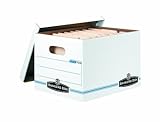 IMAGE OF Bankers Box Stor/File, Letter/Legal, Lift-Off Lid, 10 x 12 x 15 Inches, 12 Pack (00703)