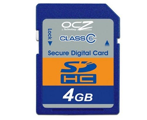 OCZ 4GB Secure Digital High Capacity Class 4 Flash Card (OCZSDHC4-4GB)