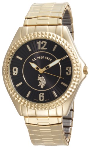 U.S. Polo Assn. Men's USC80026 Round Analogue Black Dial Expansion Watch