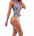 AWEIDS Sexy One-piece Bodysuit Swimming Suit Un-laced up Beachwear