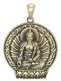 Medicine Buddha Pendant - Collectible Medallion Necklace Accessory