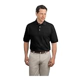Port Authority mens short sleeve pique knit sport shirt w/pocket(K420P) Port Authority - Pique Knit Sport Shirt with Pocket