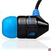 JBuds J2 Premium Hi-Fi Noise-Isolating Earbuds (Black/Electric Blue)
