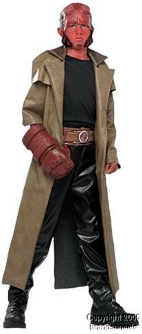 Kid's Hellboy Halloween Costume (Size:Large 12-14)