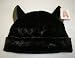 BLACK CAT ANIME KITTY GOTH RAVE COSPLAY CAP HAT