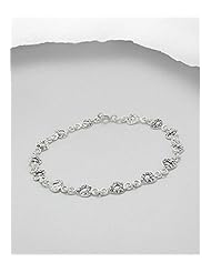 Heart Bracelet In 92.5 Sterling Silver