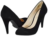 Ann Michelle Adoncia-01 Black Faux Suede Women Pumps