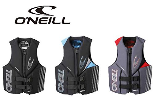 オニール O'NEILL ライフジャケット WB-1630 ASSAULT USCG VEST アサルト US ベスト ウインドサーフィン ウェイクボード マルチスポーツ 海 湖 川 海水浴 レジャー マリンスポーツ ウォータースポーツ (GRP/BLK/RED, Sサイズ)