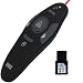 August LP205R Pointeur Laser Rouge Dispositif Sans Fil T�l�commande de Pr�sentation PowerPoint avec navigateur de pages, mini r�cepteur USB et touches de raccourci pour �cran blanc et reprendre le diaporama Port�e de 10m Pile Incluse