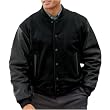 Port Authority - Wool and Leather Letterman Jacket (J783)