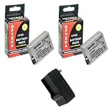 Buy 2 Canon LP-E8 Replacement Batteries 2000MAH Each Extended Life Li-ion Battery... by Opteka