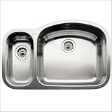 Kitchen Sink Under Mount by Blanco - 510-881R in Stainless Steel