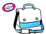 [ジャンプフロムペーパー] Jump From Paper 斜め掛けショルダーバッグ プレイフィッキィ（ホワイト×ブルー） 並行輸入品 JUMP