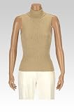 Metallic Knit Ribbed Turtleneck