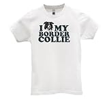 I Love my Border Collie - Juniors/Girly T-Shirt