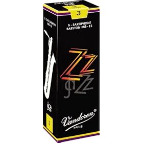 Vandoren ZZ Baritone Saxophone Reeds, Strength 2