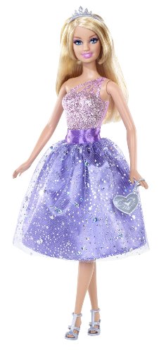 417Oq23m 1L Barbie Modern Purple Princess Party Doll