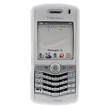 BlackBerry 8130 Pearl Smartphone Accessory Bundle- Transparent Clear Flexible Soft Silicone Skin Case + Premium Reusable LCD Screen Guard Protector with Lint Cleaning Cloth By Ikross