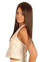 You Clip 18" 100& Human Hair Extensions Dark Brown 2