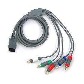 PCMicroStore Nintendo Wii HDTV Hi-Definition Gold-Plated Component A/V Audio ...