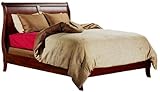 Modus Furniture Santa Barbara Queen Size Low Profile Sleigh Bed, Sable