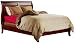 Modus Furniture Santa Barbara Queen Size Low Profile Sleigh Bed, Sable