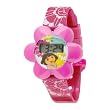 Dora the Explorer Kids' DTE1052T Purple Flower Case Digital WatchTin Gift Set
